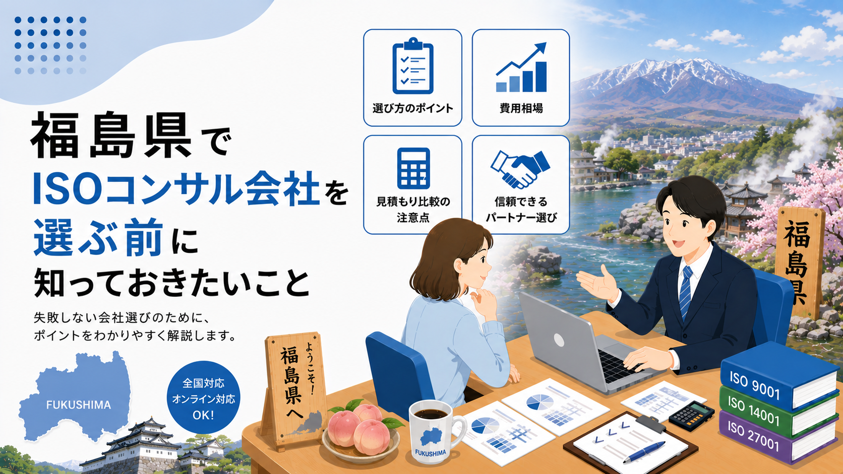 福島県でISOコンサル会社を選ぶ前に知っておきたい実務ポイント