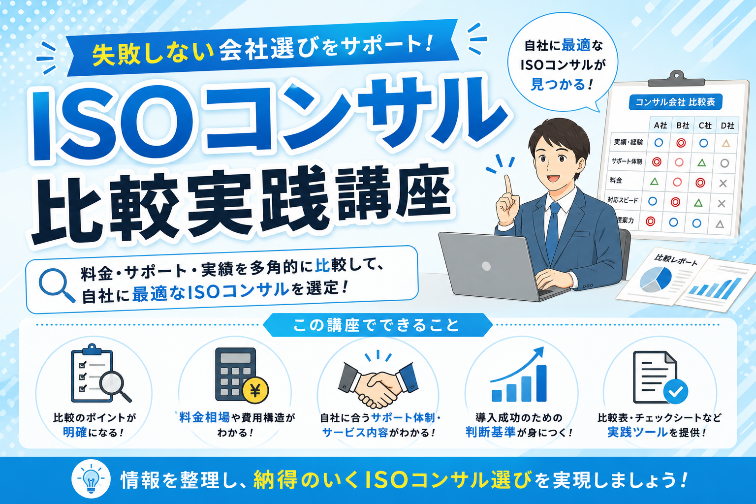 ISOコンサル比較実践講座