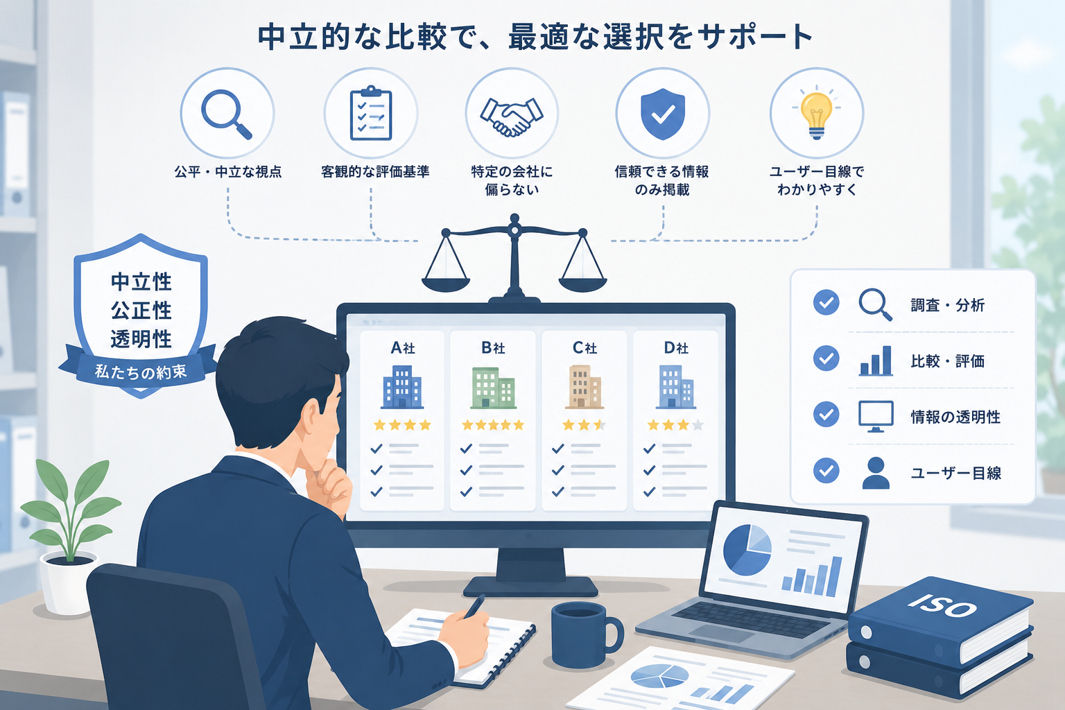 中立的な比較情報を掲載する理由